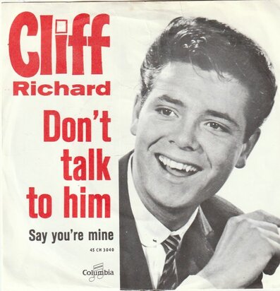 Cliff Richard - Don't talk to him + Say you're mine (Vinylsingle)