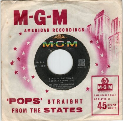 Bing Crosby & Louis Armstrong - Muskrat Ramble + Dardanella (Vinylsingle)