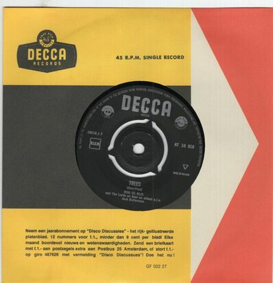 Rob de Nijs - Trees + Stil verdriet (Vinylsingle)