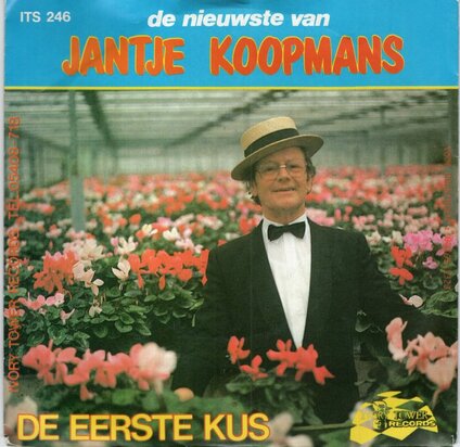 Jantje Koopmans - De eerste kus + Ik wil een baan (Vinylsingle)