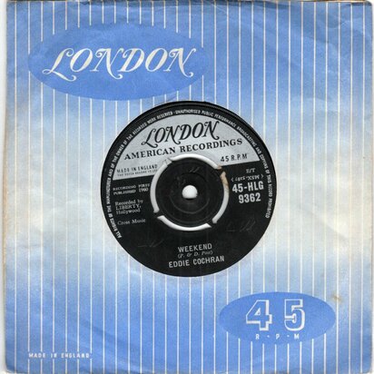 Eddie Cochran - Weekend + Cherished memories (Vinylsingle)