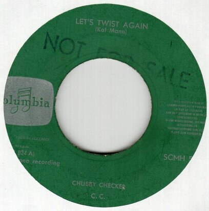 Chubby Checker - Let's twist again + Everything's gonna be all right (Vinylsingle)