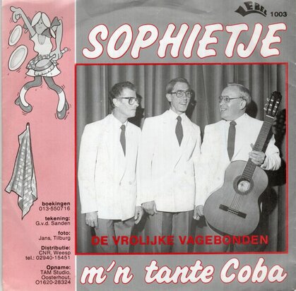 Vrolijke Vagebonden - Sophietje + M'n tante coba (Vinylsingle)