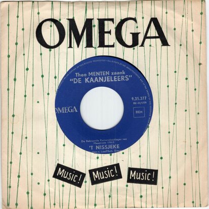 Theo Menten - t Nissjeke + Boe-Veur Neet (Vinylsingle)