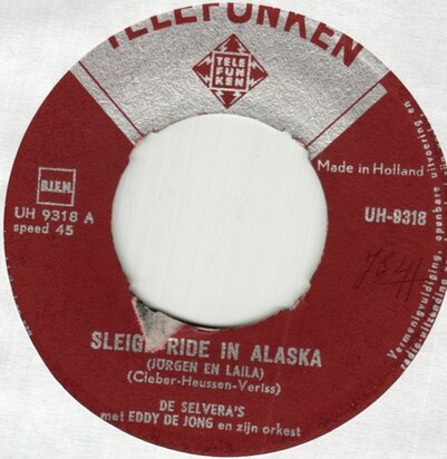 Selvera's - Sleighride in Alaska + Moeder, jouw zilveren haren (Vinylsingle)