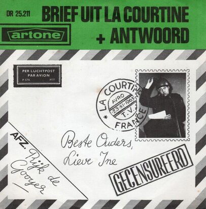 Rijk de Gooyer - Brief uit la Courtine + Beste kerel, hier is vader (Vinylsingle)