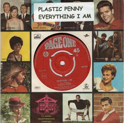 Plastic Penny - Everything I Am + No Pleasure Without Pain My Love (Vinylsingle)