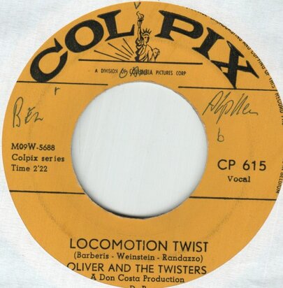 Oliver and the Twisters - Locomotion Twist + Mother Goose Twist (Vinylsingle)