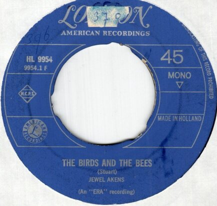 Jewel Akens    - The birds and the bees + Tic tac toe (Vinylsingle)