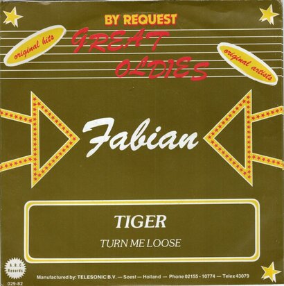 Fabian - Tiger + Turn me loose (Vinylsingle)