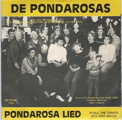 De Pandarosa's + Jack Rusley - Pondarosa Lied + O, C'Est Si Bon (Vinylsingle)
