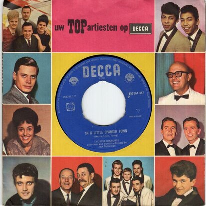 Blue Diamonds - In a little spanish town + I'm forever blowing bubbles (Vinylsingle)