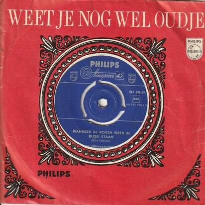 Straatzangers - Wanneer De Rozen Weer In Bloei Staan + Verlaten (Vinylsingle)