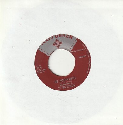 Selvera's - De Postkoets + Bloedrode koralen (Vinylsingle)