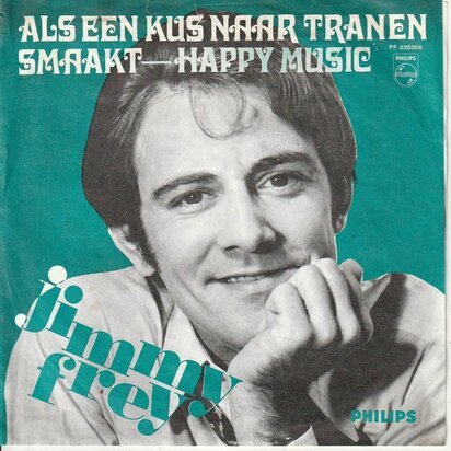 Jimmy Frey - Als een kus naar tranen smaakt + Happy music (Vinylsingle)