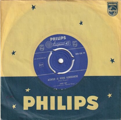 Jerry Bey - Hou Moed, Lieve Pappie + Achter je Rode Gordijntje (Vinylsingle)
