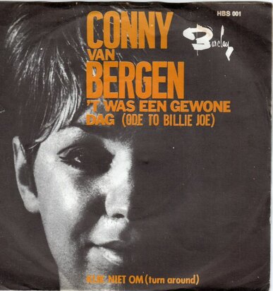 Conny van Bergen - t Was Een Gewone Dag + Kijk Niet Om  (Vinylsingle)
