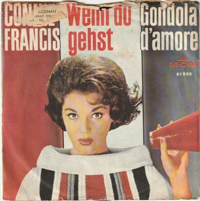 Conny Francis - Wenn du gehst + Gondola d'amour (Vinylsingle)