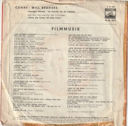 Conny - Teenager melody + Ich mochte mit dir truamen (Vinylsingle)