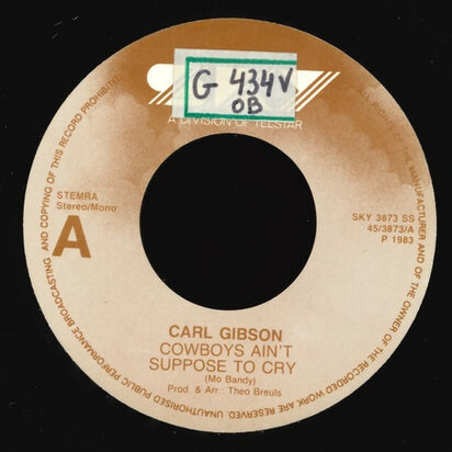 Carl Gibson - Ghost riders in the sky + That's what life is for (Vinylsingle)