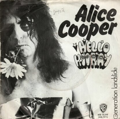 Alice Cooper - Hello Hooray + Generation landslide (Vinylsingle)