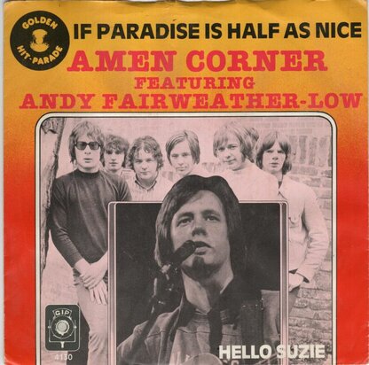 Amen Corner - If paradise is half as nice + Hey hey girl (Vinylsingle)
