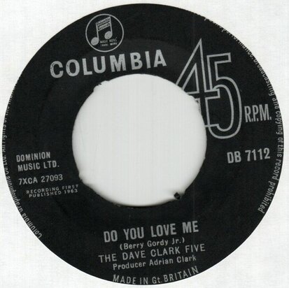 Dave Clark Five - Do you love me + Doo-dah (Vinylsingle)