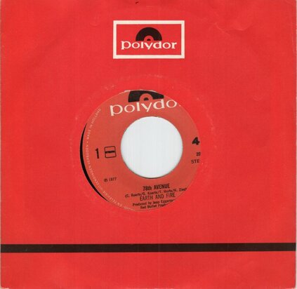 Earth & Fire - 78th Avenue + Dizzy raptures (Vinylsingle)