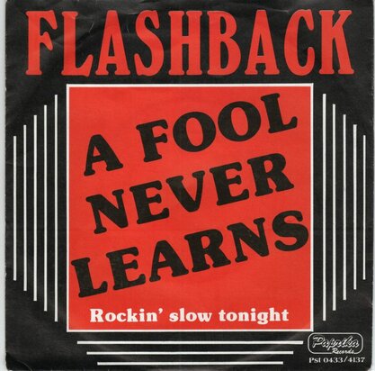 Flashback - A fool never learns + Rockin' show tonight (Vinylsingle)