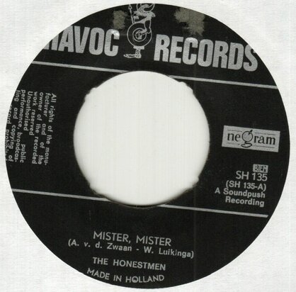 Honest Men - Mister mister + The trouble (Vinylsingle)