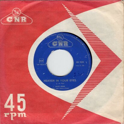 Jack Dens and the Swallows - Heaven in your eyes + Careless babe (Vinylsingle)