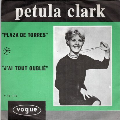 Petula Clark - Plaza de toros + J'ai tout oublie (Vinylsingle)