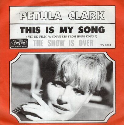 Petula Clark - This is my song + The show is over (Vinylsingle)
