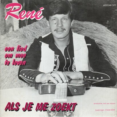 Rene - Als je me zoekt + Een lied om mee te leven (Vinylsingle)