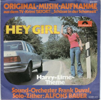 Sound Orchester Frank Duval - Hey Girl + Harry-Lime-Theme (Vinylsingle)