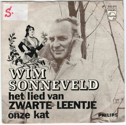 Wim Sonneveld - Het lied van zwarte Leentje + Onze Kat (Vinylsingle)