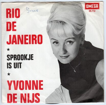 Yvonne de Nijs - Rio De Janeiro + Sprookje Is Uit (Vinylsingle)