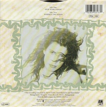 Toni Childs - Stop your fussin + Where's the ocean (Vinylsingle)