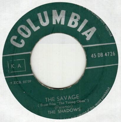 Shadows - The stranger + Piece Pipe (Vinylsingle)