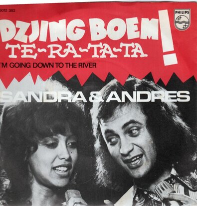 Sandra & Andres - Dzjing boem! + I'm going down to the river (Vinylsingle)