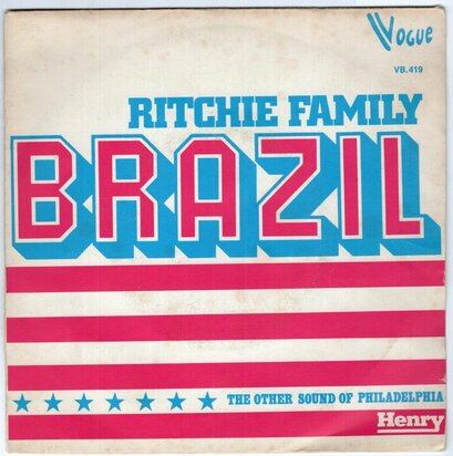 Ritchie Family - Brazil + Hot trip (Vinylsingle)