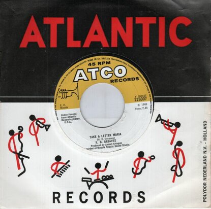 R.B. Greaves - Take a letter Maria + Big bad city (Vinylsingle)