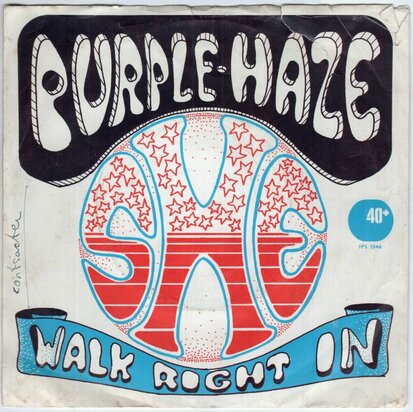 Purple Haze - She + Walk Right In (Vinylsingle)
