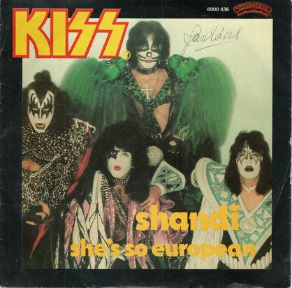 Kiss - Shandi + She's so european (Vinylsingle)