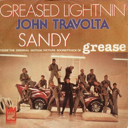 John Travolta - Greased lightnin' + Sandy (Vinylsingle)