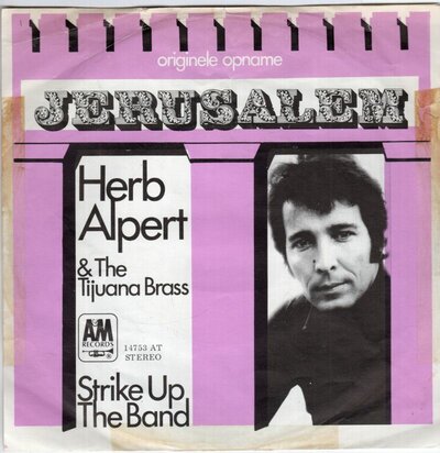 Herb Alpert - Jerusalem + Strike up the band (Vinylsingle)