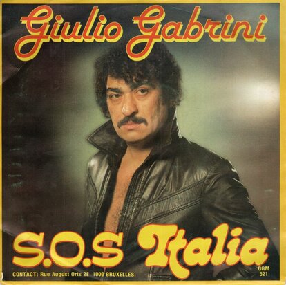 Giulio Gabrini - S.O.S Italia + Lavaligia Rotta (Vinylsingle)