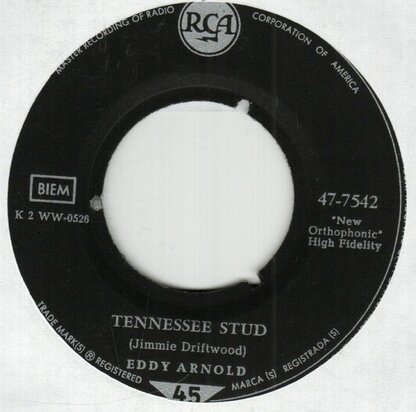 Eddy Arnold - Tennessee Stud + What's The Good (Vinylsingle)