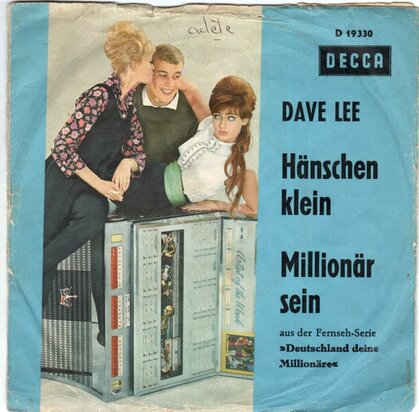 Dave Lee - Hnschen Klein + Millionr Sein, Millionr Sein (Vinylsingle)