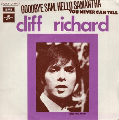Cliff Richard - Goodbye Sam, hello Samantha + You never can (Vinylsingle)